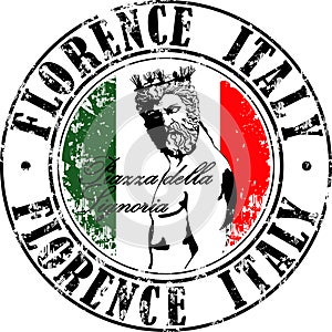 Florence lion stamp