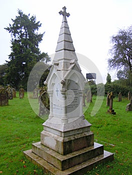 Florence Nightingale`s grave in churchyard