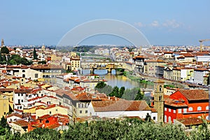 Florence and panoramic view, Firenze, Tuscany, Italy