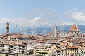 Florence from Piazzale Michelangelo, Italy photo