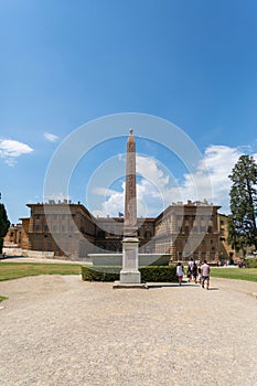 Florence Pitti Palace or Palazzo Pitti in Florence, Italy