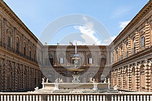 Florence Pitti Palace or Palazzo Pitti in Florence, Italy