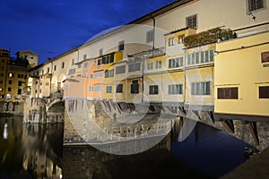 Florence Ponte Vecchio by night