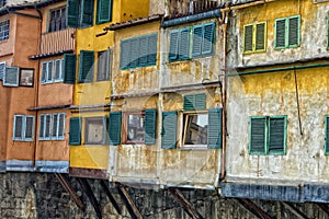 Florence Ponte Vecchio sunset view