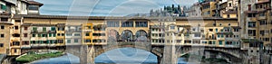 Florence Ponte Vecchio sunset view