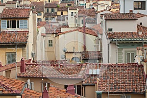 Florence roofs, Italy