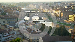 Florence Skyline - Ponte Vecchio Bridge, Italy