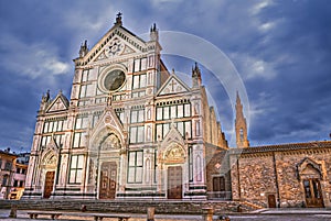 Florence, Tuscany, Italy: Basilica of Santa Croce