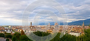 Florence. View from above. Panorama.