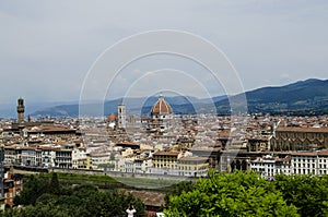 Florence view from the terrace