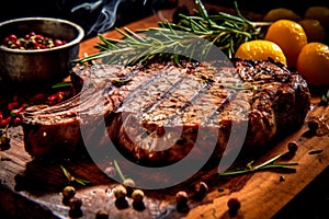 Florentine Feast: Bistecca alla Fiorentina - Grilled T-Bone Steak Perfection