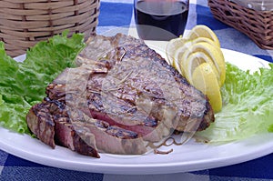 Florentine steak photo