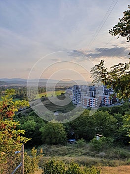 Floresti city from above