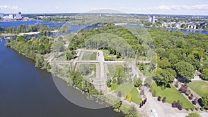 The Floriade site in Almere under construction