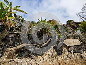 Florianopolis, Brazil - Circa August 2018: A view of Casa Arte, an art installation and guesthouse in the north of Florianopolis