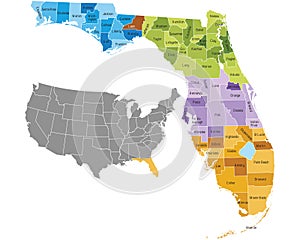 Florida counties photo