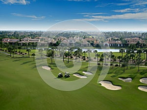 Florida Golf Course Flyover photo