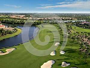 Florida Golf Course Flyover photo