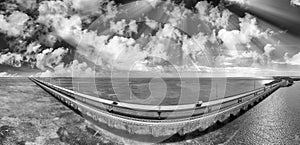 Florida Keys Bridge, aerial view