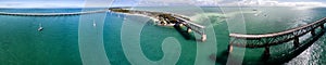 Florida keys broken bridge, turquoise water