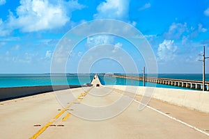 Florida Keys South Highway 1 scenic Florida US