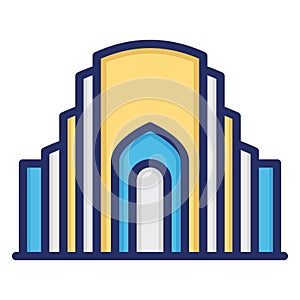 Florida landmark, florida monument Isolated Vector Icon which can be easily modified or edit