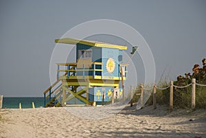 Florida life guard hut