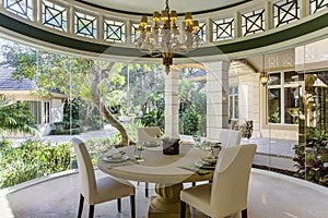 Florida luxury home formal dining room