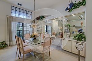Florida luxury home formal dining room photo