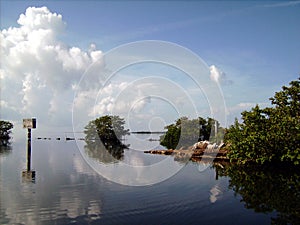 Florida- Miami, Beautiful Reflections in the Black Point Inlet