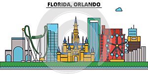 Florida, Orlando.City skyline photo