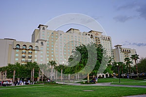 Florida resort sunset