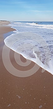 Saint Augustine beach in summer time