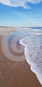 Saint Augustine beach in summer time