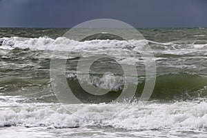 Florida Seascape on Stormy Day