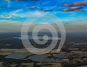 Florida Solar Farm Aerial