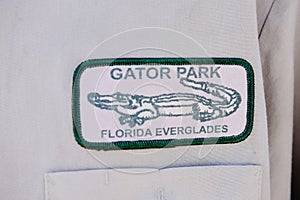 Florida state gator park everglades staff badge