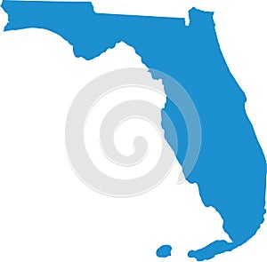 Florida state map photo