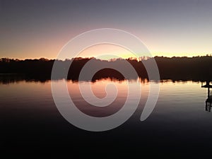 Florida sunset dock