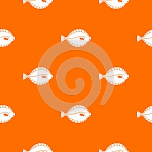 Flounder pattern seamless