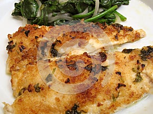 Flounder Scampi