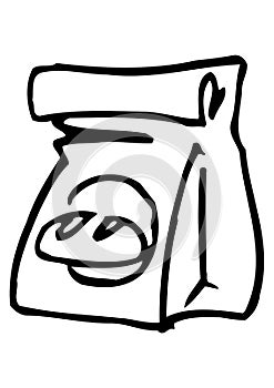 Flour in bag