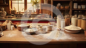 flour baking kitchen