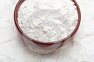 Flour in bowl