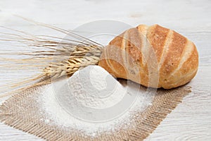 Flour, bread and wheat