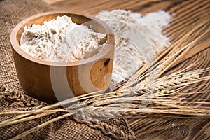 Flour from durum wheat