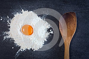 Flour Egg Wooden Spoon