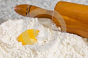 Flour, Egg Yolk and Rolling Pin IV