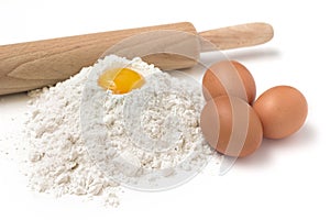 Flour and eggs