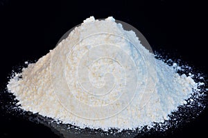 Flour is a food product in cooking for making bread, cakes, pastries, spaghetti. Flour is obtained by grinding grains of